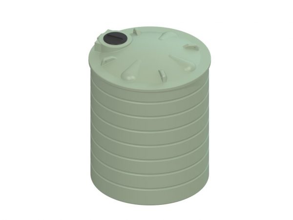 5000L rainwater tank - mist green